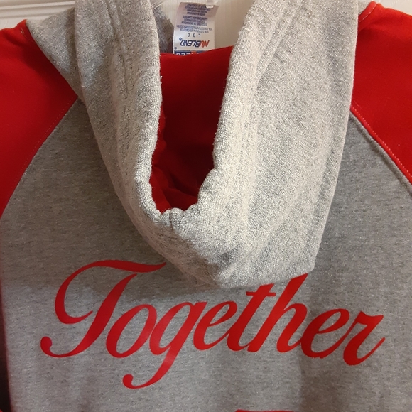 St. Louis Cardinals hoodie Together 20 Preowned Size Large Gray and Red Colors - Picture 6 of 8